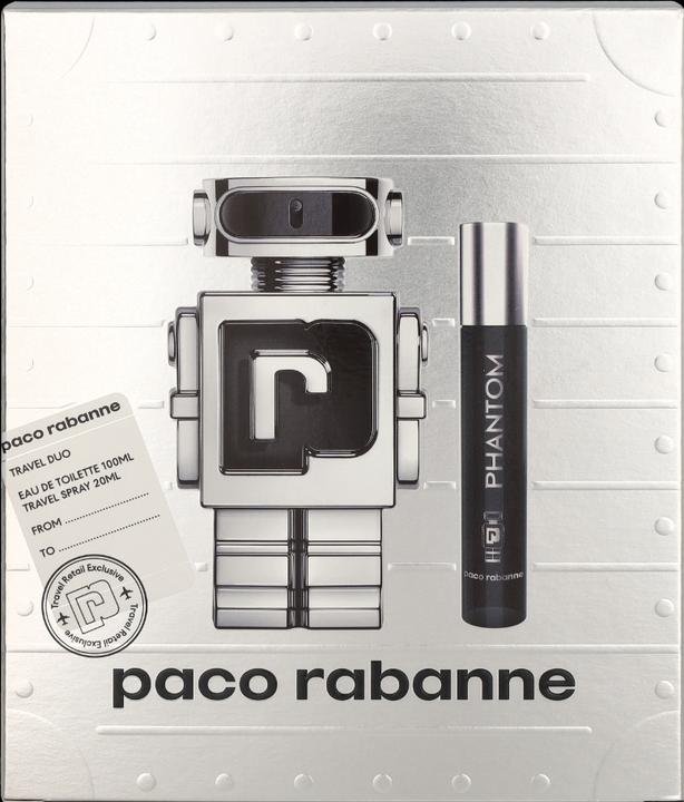 Paco Rabanne Phantom Set - EDT 100 ml + EDT 20 ml (Parfum set)