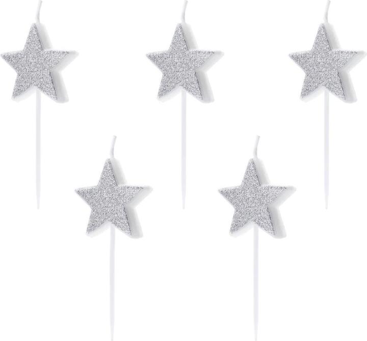 Immagine prodotto Partydeco Candele a stella (5 pezzi)