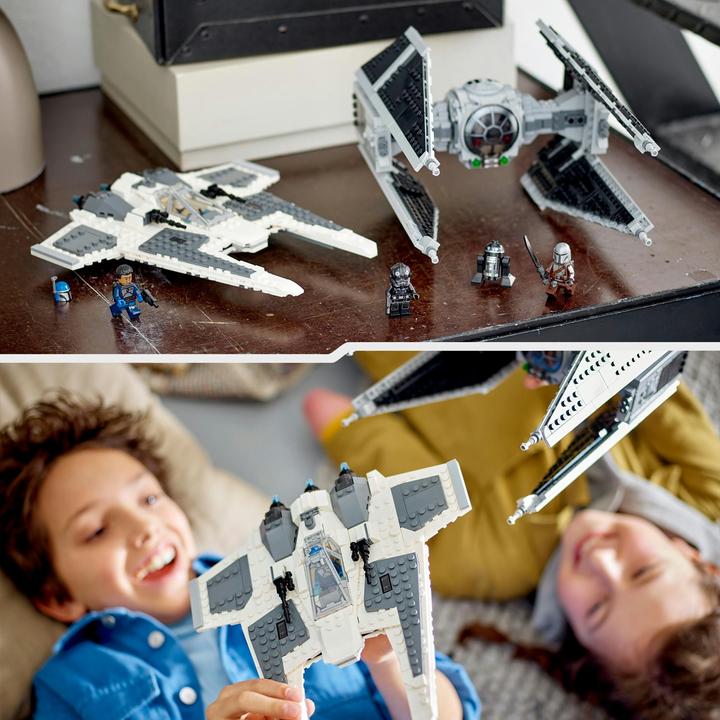 Produktbild LEGO Mandalorian Fang Fighter vs. Tie Interceptor (75348, LEGO Star Wars)