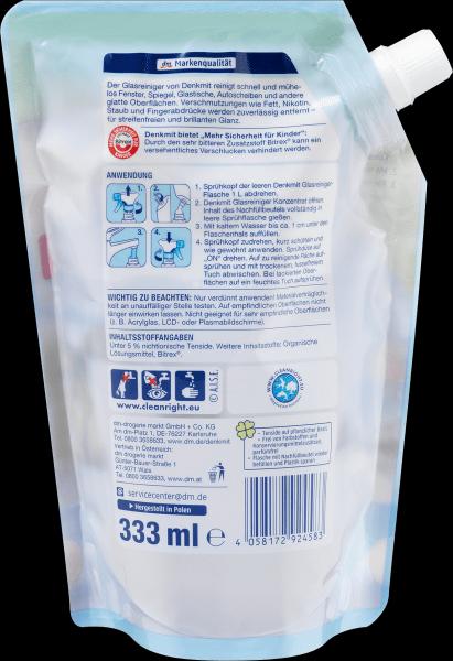 Actual product image dm Denkmit Glass cleaner refill