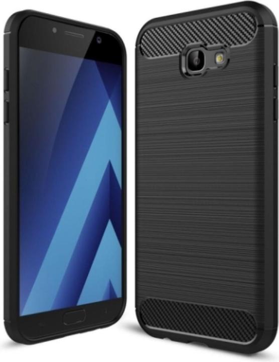 Actual product image Screenguard Samsung Galaxy A7 2017 Cover Carbon Brushed Soft TPU (Samsung Galaxy A7 (2017))