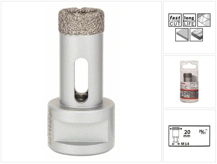 Produktbild Bosch Professional Zubehör PRO Core Cutter dry, 20 x 35 x 22,23 mm (20 mm)