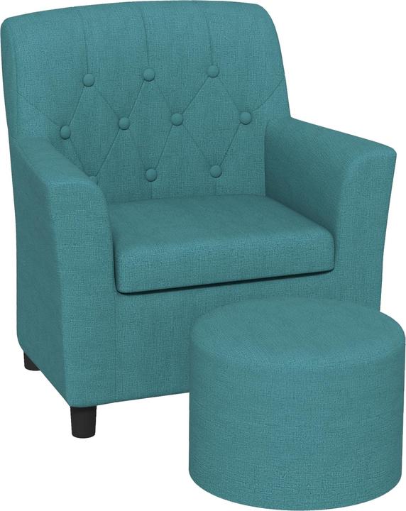 Actual product image Aiyaplay Kindersessel Schaumstoff, Polyester Blau (Child armchair)