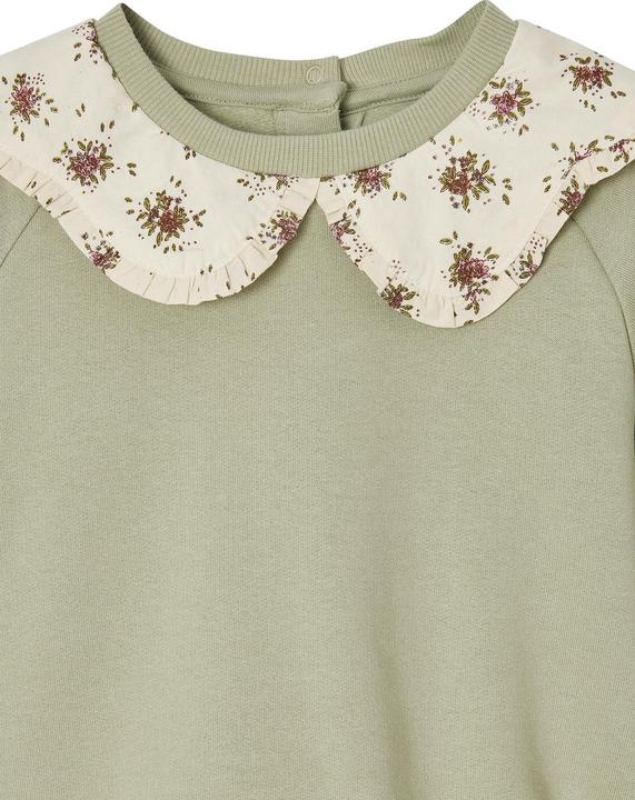 Produktbild Vertbaudet Mädchen Sweatshirt mit geblümtem Kragen (92)