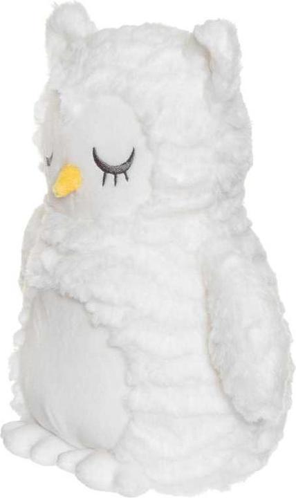 Produktbild Teddykompaniet Wärmekissen Eule weiss mit gewelltem Fell 35 cm (35 cm)