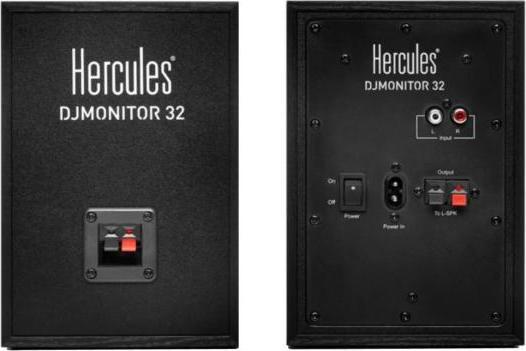Actual product image Hercules DJ Monitor 32 speakers with audio cable (Active, Pair, 2x 15 W)