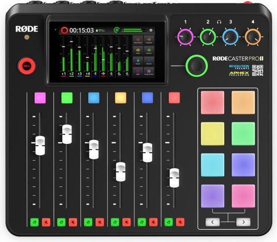 Actual product image RØDE Rodecaster Pro II with WIME-TX microphone (Studio- and Livemixer)