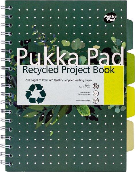 Produktbild Pukka Fun Pukka Recycled Organiserbook B5 liniert - 4 Trennblätter 100 Blatt (Liniert)