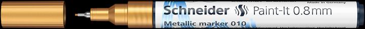 Nährwerte und Zutaten Schneider Paint-It 010 Metallic-Marker, 0,8 mm, Metallic-Silber (gold metallic, 0.80 mm, 1 x)