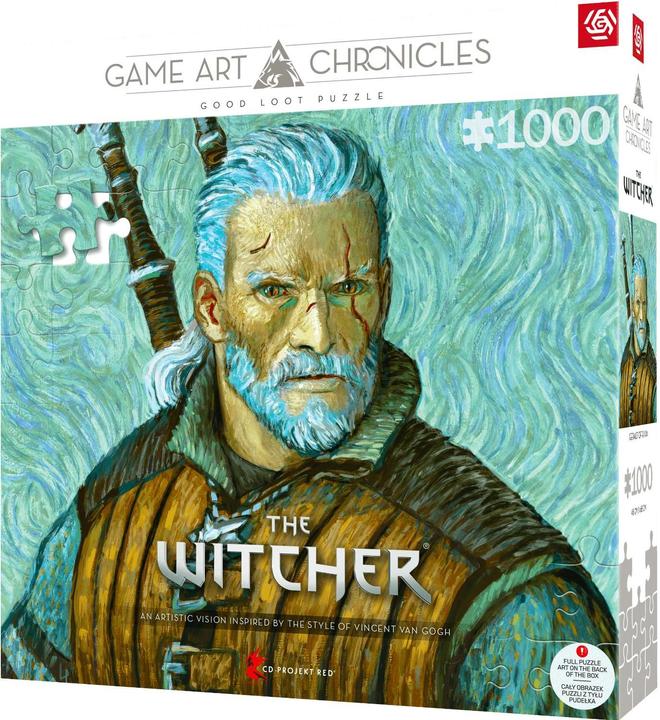 Actual product image Good Loot Game Art Chronicles Puzzle: The Witcher Geralt & Vincent van Gogh (1000 pieces) (1000 pieces)