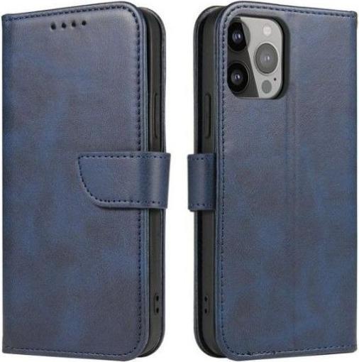 Produktbild Hurtel Magnethülle für Samsung Galaxy A54 5G Hülle mit Flip Wallet Ständer blau (Samsung Galaxy A54 5G)