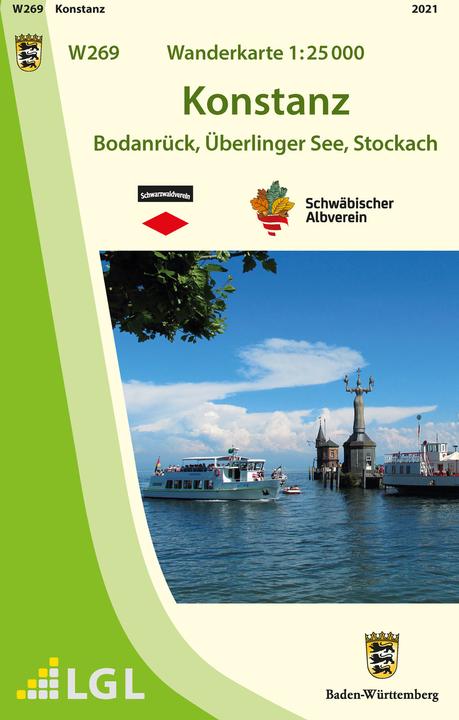 Produktbild W269 Wanderkarte 1:25 000 Konstanz