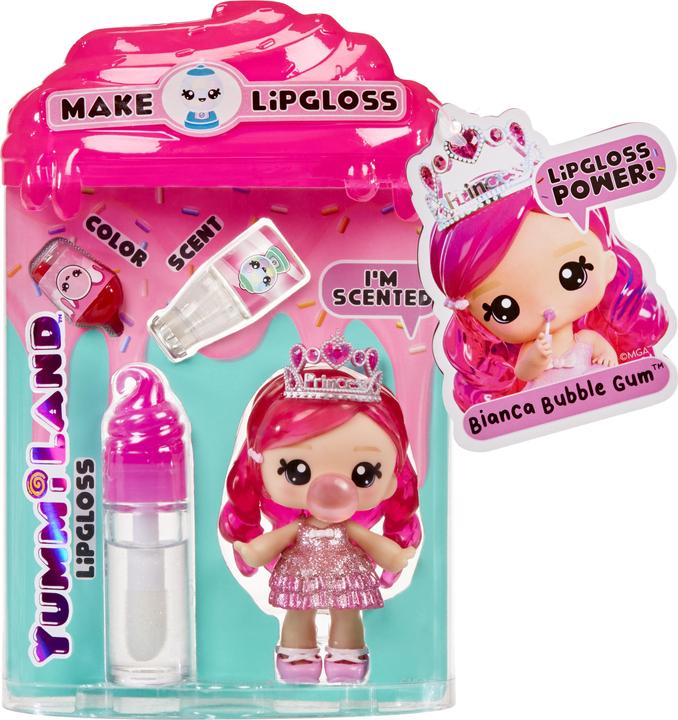 Actual product image MGA Yummiland Lipgloss Doll- Bianca Bubblegum