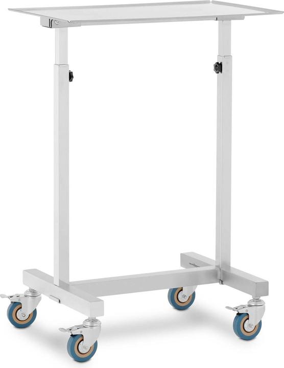 Actual product image Steinberg Instrument Trolley - mobile - 60 x 40 mm - height adjustable - stainless steel / rubber