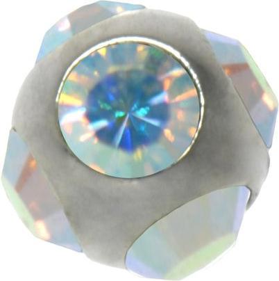 Produktbild Bijouteria 1.2mm Piercing-Kugel (Chirurgenstahl 316L, Kristall)