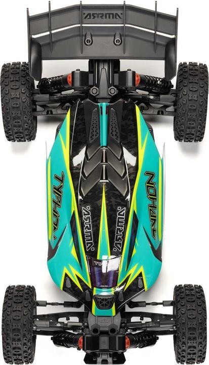Actual product image Arrma Buggy TYPHON BLX 223S Grün ARTR, 1:8 (ARR Almost Ready to Run)