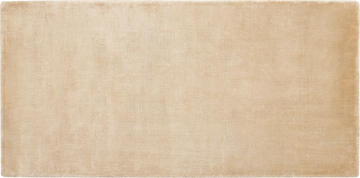 Produktbild Beliani Teppich Viskose sandbeige 80 x 150 cm Kurzflor GESI II (80 x 150 cm)