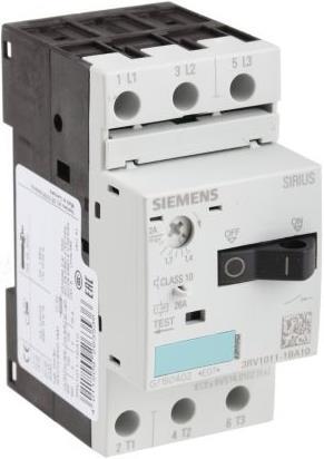 Actual product image Siemens Motor protection switch 3RV1 1,4-2A