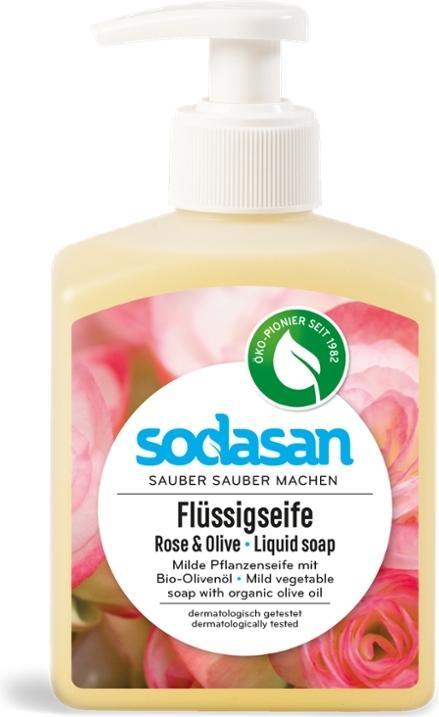 Immagine prodotto Sodasan Pflanzenseife Rose-Olive Bio (Sapone liquido, 300 ml)