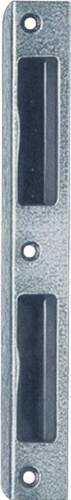SSF Gâche équerre aluminium argent équerre largeur 20 mm rond profondeur 8 mm DIN gauche / droite (Poignée de porte)