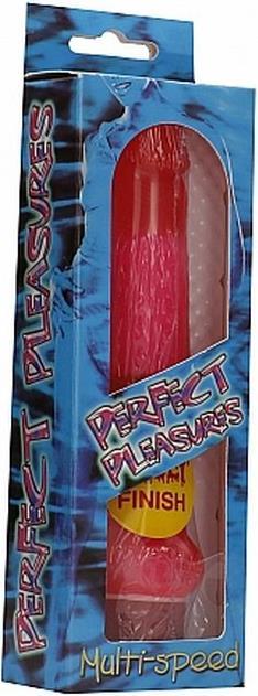 Actual product image Seven Creations Jelly Anal Vibrator- Pink