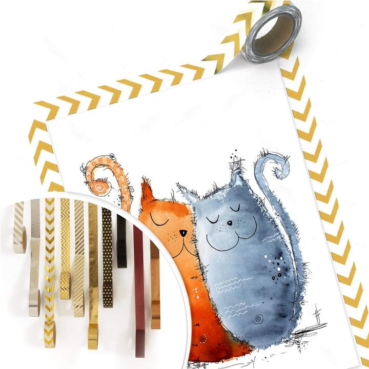 Produktbild Trenddeko Hagenmeyer - Verliebte Katzen (60 x 80 cm)