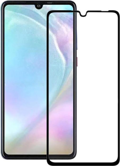 Actual product image PhoneLook 3D Tempered Glass Vitre de protection d'écran intégrale verre trempé avec bords noirs (1 Piece, Huawei P30 Lite)