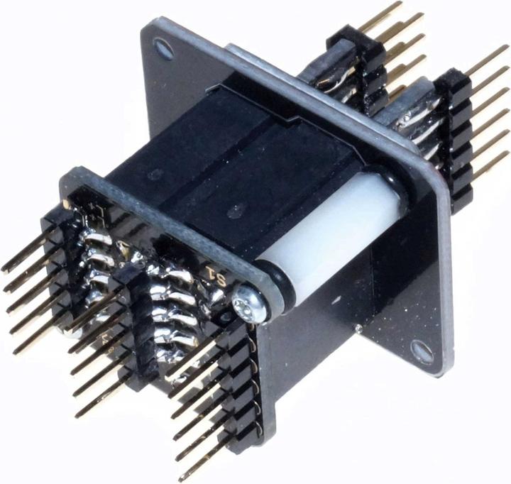Image du produit Unilight connecteur direct header avec 6 pôles primaires 10 pôles secondaires, 2pcs, uni contactle