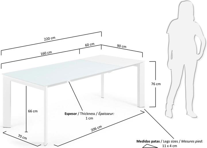 Actual product image Kave Home Axis (90 x 160 cm)