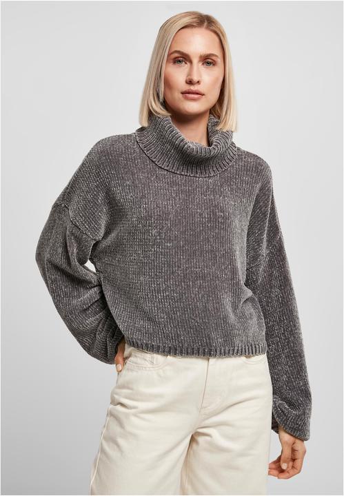 Produktbild Urban Classics Ladies Short Chenille Turtleneck Sweater - 13801 (5XL)
