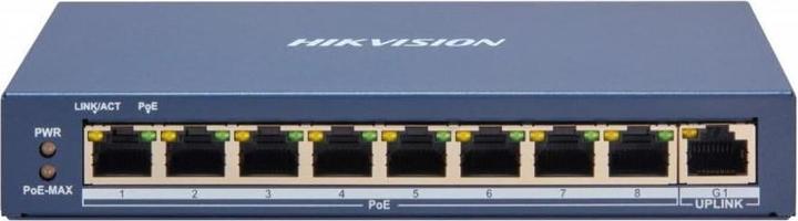Immagine prodotto Hikvision DS-3E1105P-EI Interruttore di rete Fast Ethernet (10/100) Power over Ethernet (PoE) (8 Porti)