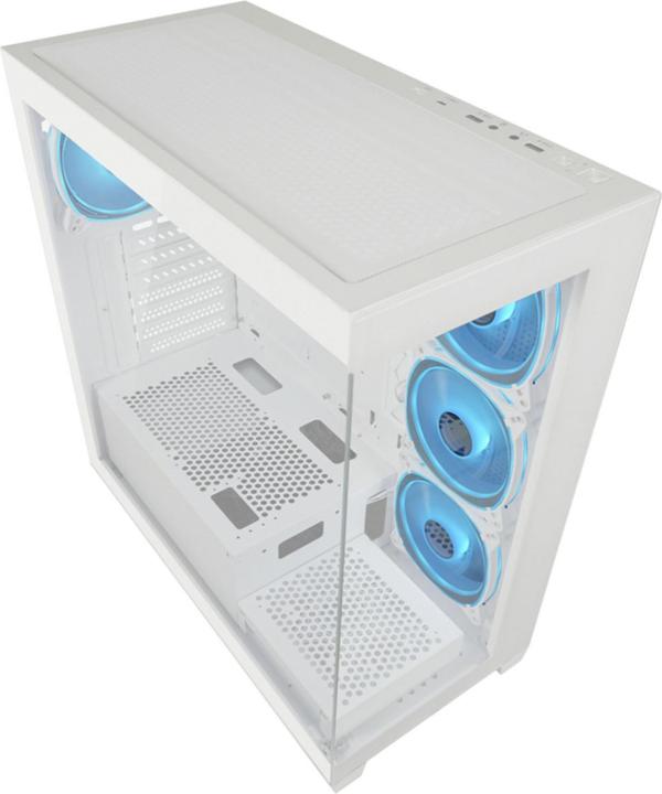 Actual product image LC-Power Case Gaming LC-715W-ON Seamless Pale X (Mini-ITX, ATX)