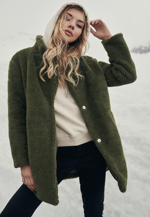 Produktbild Urban Classics Ladies Oversized Sherpa Coat (3XL)