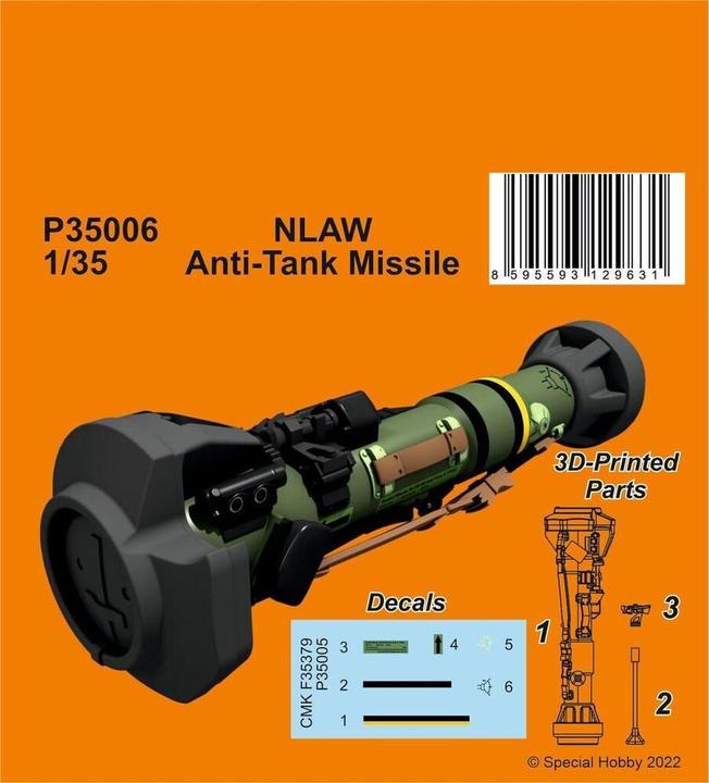 Actual product image CMK NLAW Anti-Tank Missile at the time of Frederick the Great