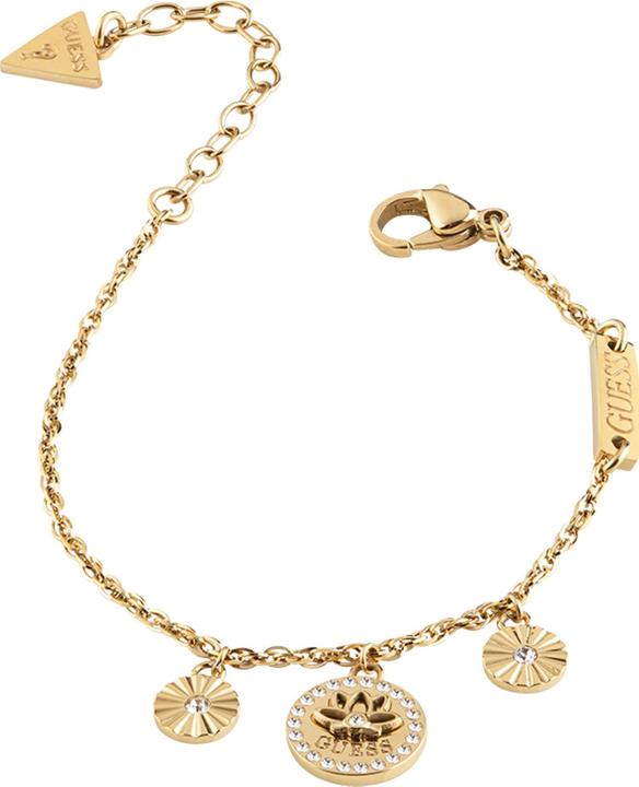 Guess Armkette LOTUS Edelstahl (19 cm, Edelstahl)