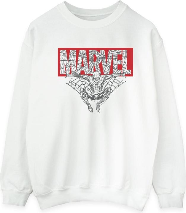 Spider Man Logo Red Sweatshirt
