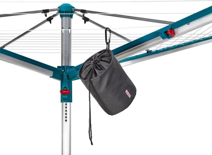 Image du produit Leifheit Sac à pinces à linge avec mousqueton et cordon de serrage