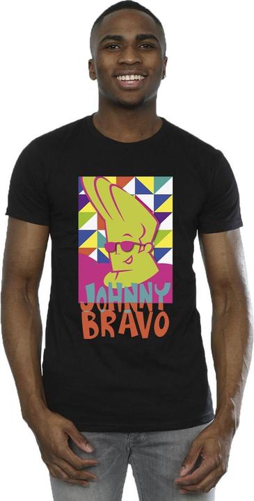 Immagine prodotto Johnny Bravo Multi Triangles Pop Art Maglietta Uomo (XXL)