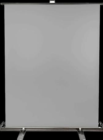Actual product image Studioking Roll-Up Background Screen FB-150200FGR 150x200 cm Grey (150 cm, 200 cm)