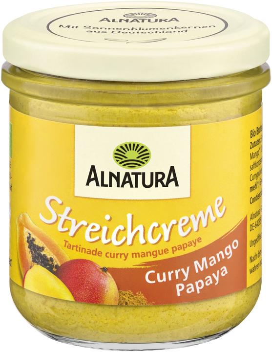 Actual product image Alnatura Organic spreading cream Curr.Mang.Pap.180g (180 g)