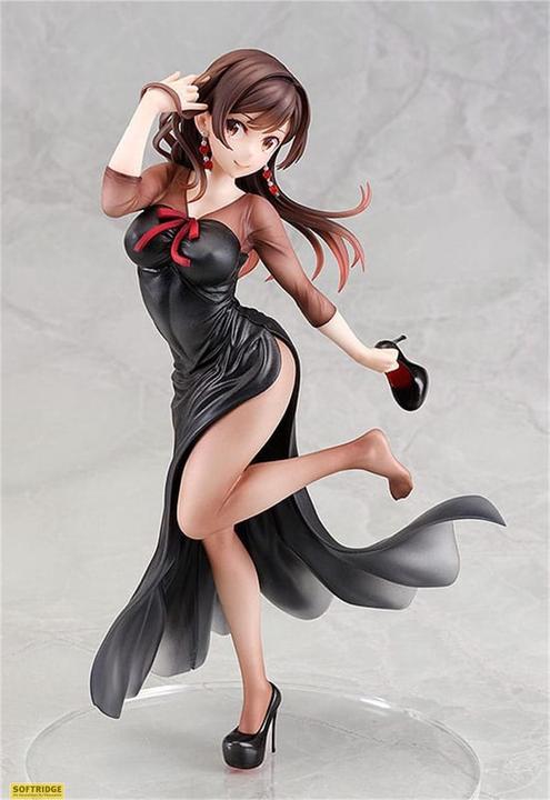 Actual product image Kadokawa Rent-A-Girlfriend statuette PVC 1/7 Chizuru Mizuhara: Party Dress Ver. 23 cm