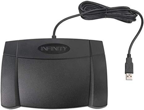 Actual product image Infinity Foot pedal with USB connection