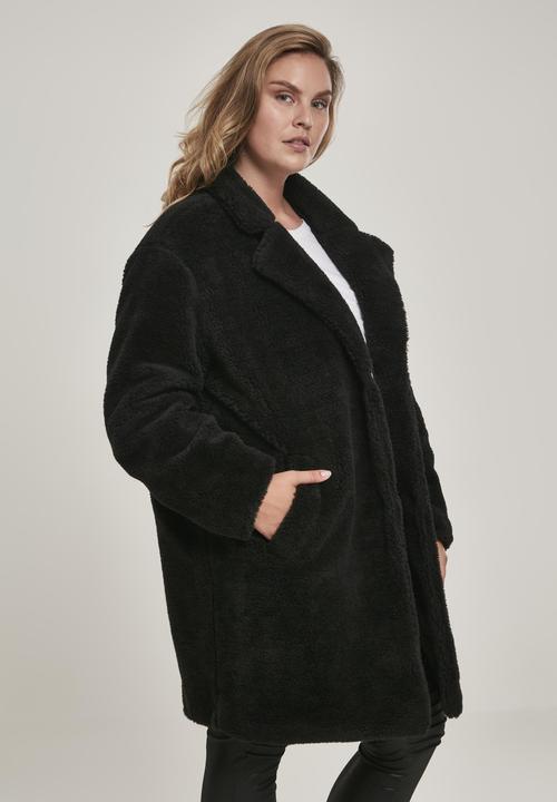 Actual product image Urban Classics Ladies Oversized Sherpa Coat (S)