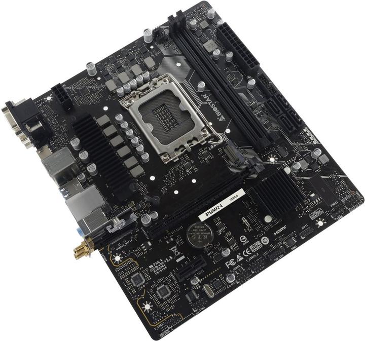 Actual product image Biostar B760MX2-E (LGA 1700, Intel B760, mATX)