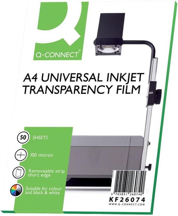Actual product image Q-Connect Transparencies (50 x)
