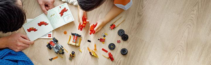 Produktbild LEGO Verfolgungsjagd mit Kais Flitzer und Ras' Motorrad (71789, LEGO Ninjago)