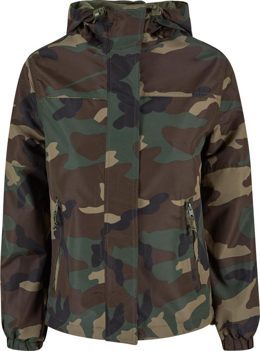 Actual product image Brandit Ladies summer front zip windbreaker size XL colour forest (XL)