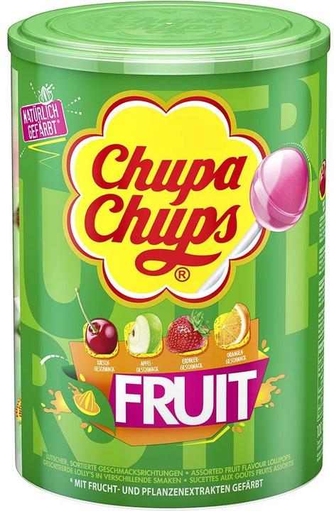 Image du produit Chupa Chups Sucettes aux fruits 100 pièces (100 pcs, 300 g)