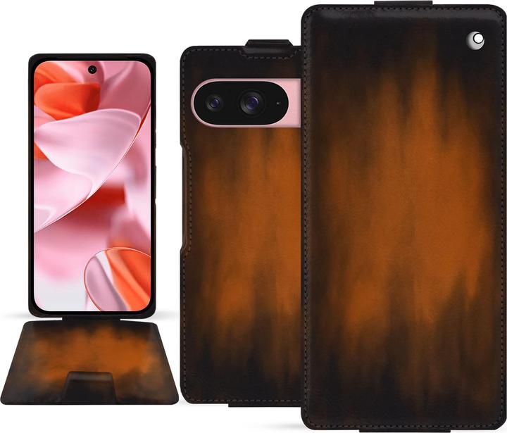 Actual product image Noreve Vertical leather shell (Google Pixel 9)