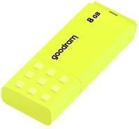 Actual product image Goodram UME2 - 8 GB - USB Type-A - 2.0 - 20 MB/s - cap - yellow (8 GB, USB-A)